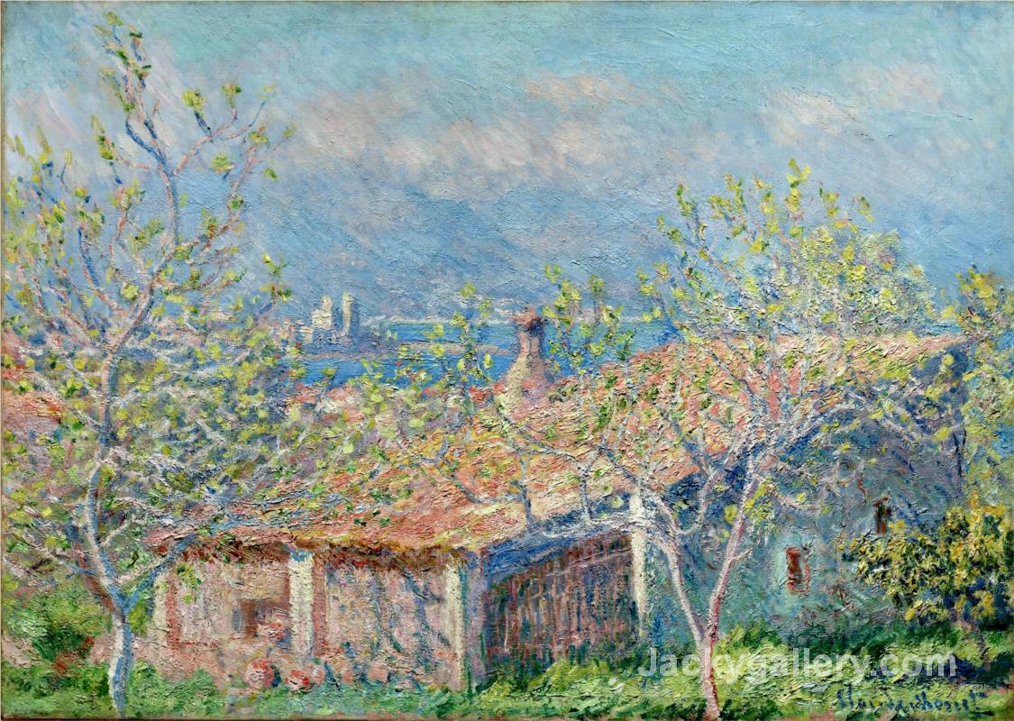 Gardeners House at Antibes by Claude Monet paintings reproduction